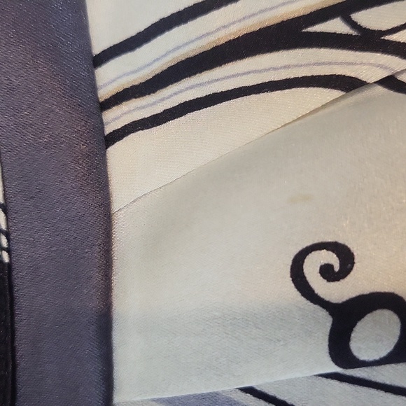 HALE BOB Black Cream Floral Boat Neck 3/4 Sleeve Mini Dress - Picture 10 of 12